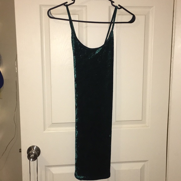 Emerald green body con dress - Picture 1 of 2